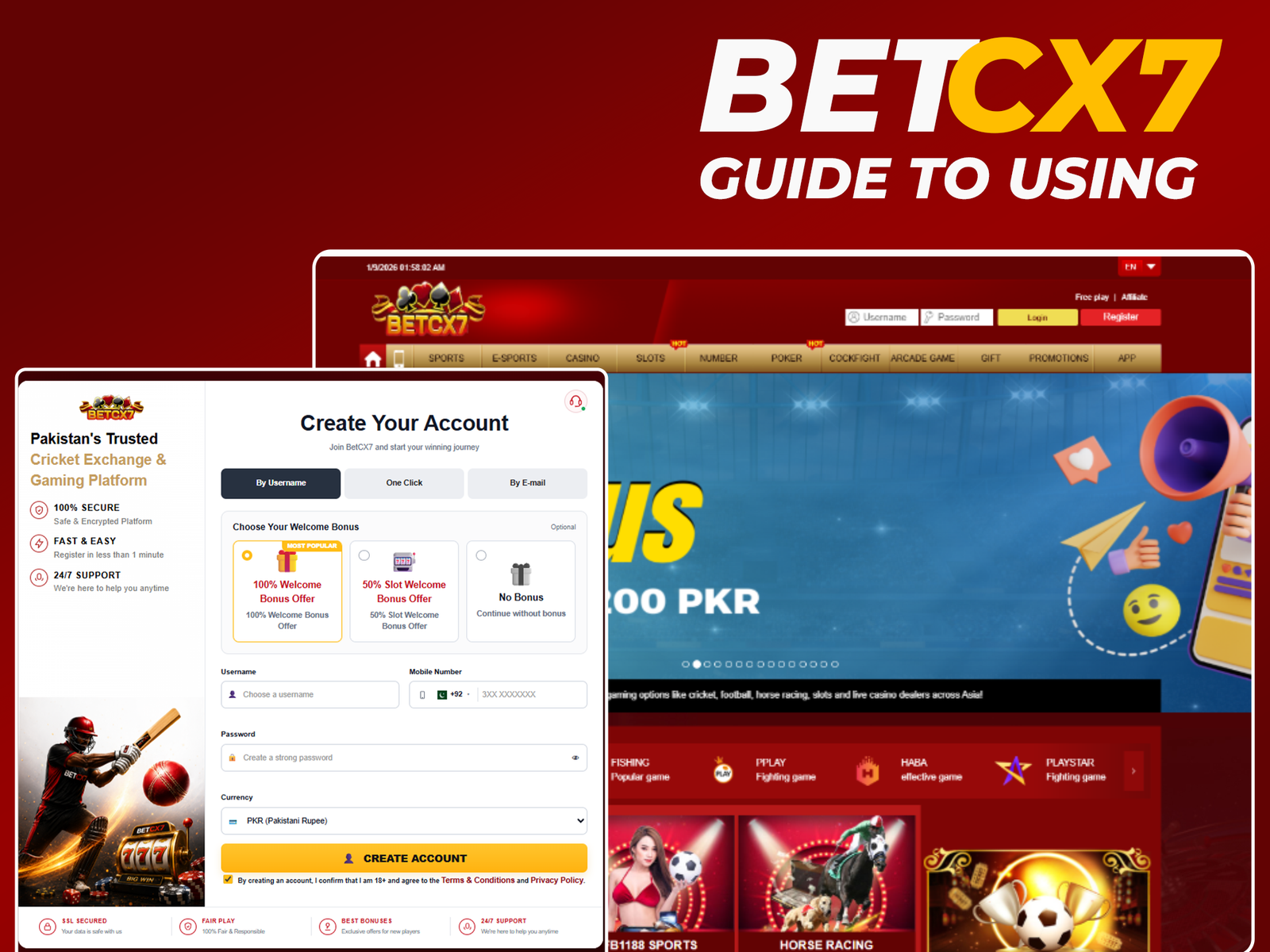 BetCX7 platform guide